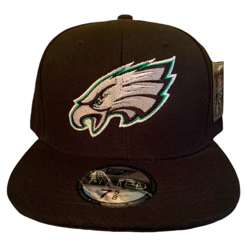 Philadelphia Eagles black ball cap with iconic logo, perfect for any fan!  (XL)